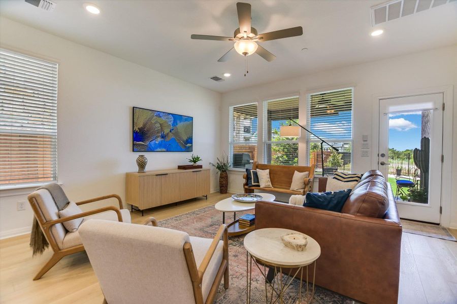 Furnished interior view inside a new home in , Austin (Image 13).