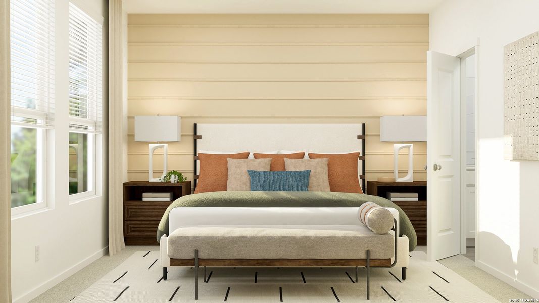 Furnished interior view inside a new home in , Pleasanton (Image 34).