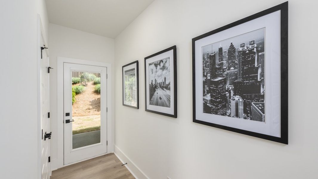 Representative unfurnished interior of a home built from the Rutherford by D.R. Horton in Overlook at Peachtree Corners, Norcross (Image 23).
