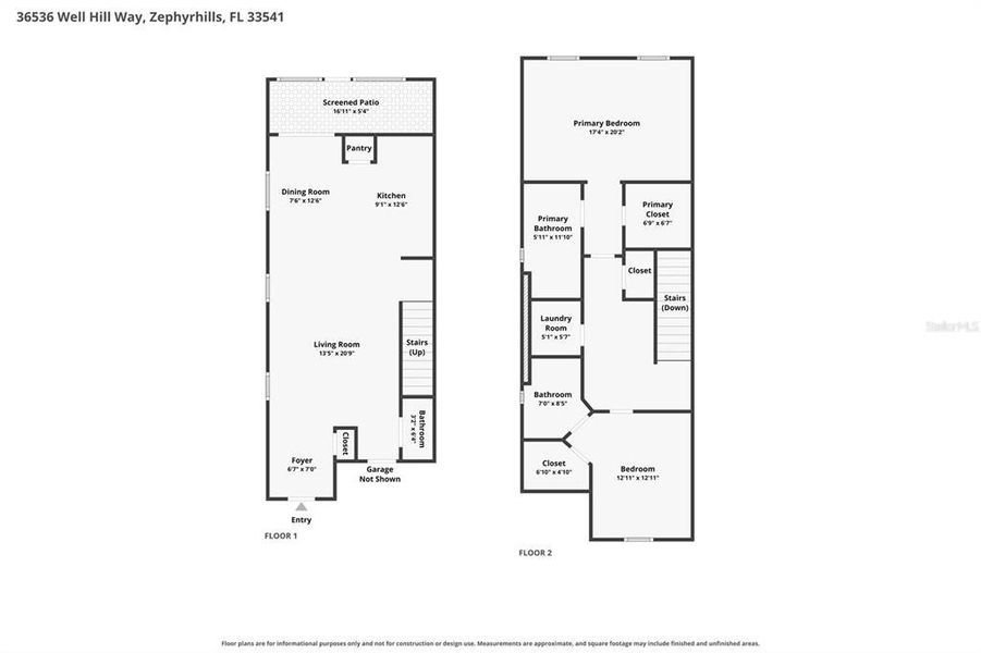 2D floor plan layout of this home in , Zephyrhills, FL (Image 4). 2D floor plan layout of this home in , Zephyrhills, FL (Image 4).