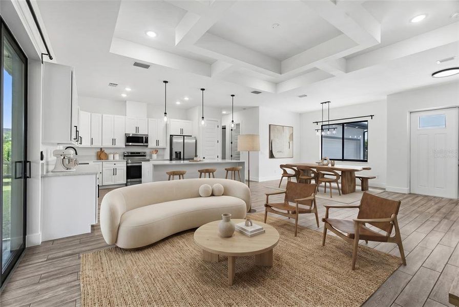 Furnished interior view inside a new home in , Port Charlotte (Image 6).