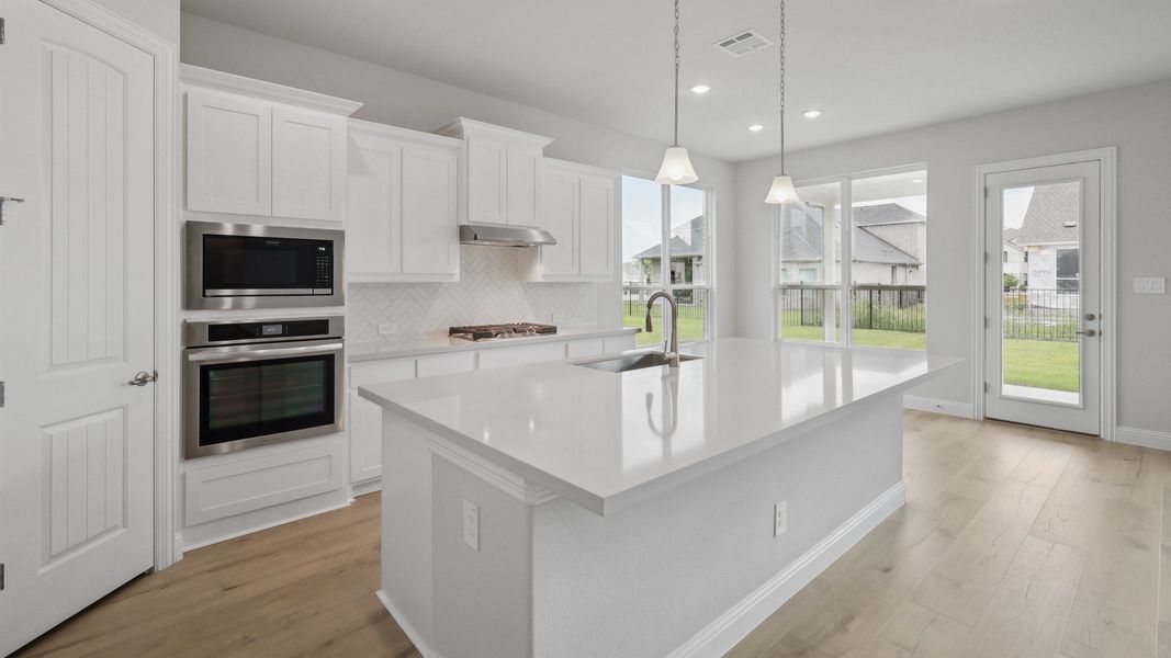 Representative furnished interior of a home built from the Brown by DRB Homes in Brookewater, Rosenberg (Image 8).