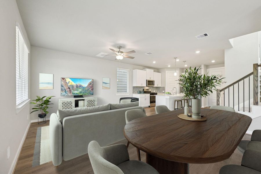 Photo is not of the actual home, but is an inspirational photo of builder’s model home and may depict options, furnishings, and/or decorator features that are not included Photo is not of the actual home, but is an inspirational photo of builder’s model home and may depict options, furnishings, and/or decorator features that are not included