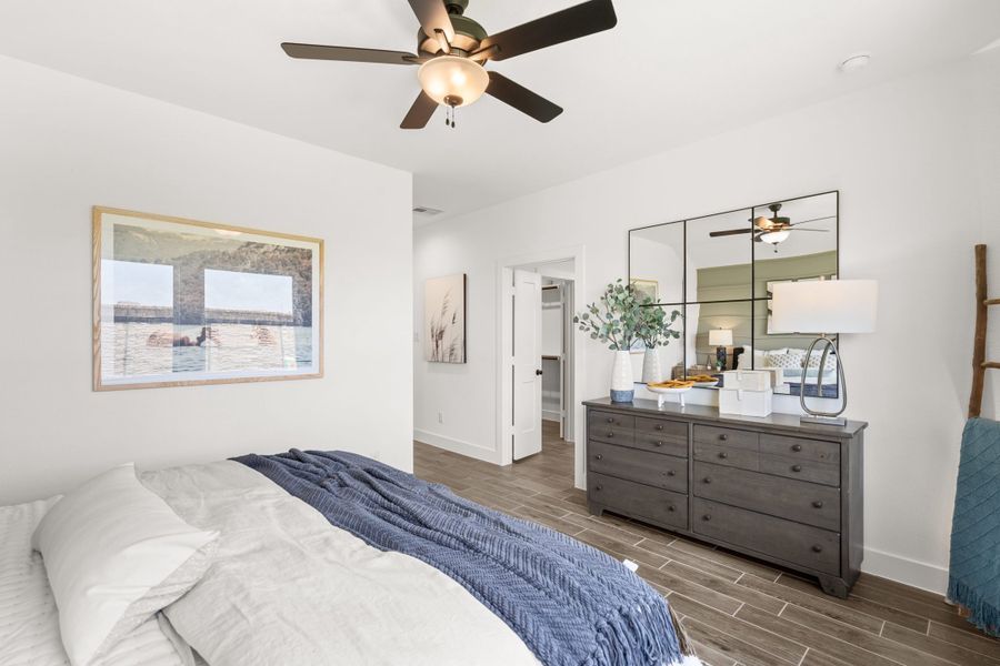 Furnished interior view inside a new home in Meridiana, Manvel (Image 19).