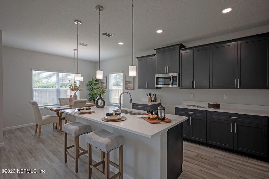 Furnished interior view inside a new home in , Jacksonville (Image 9).