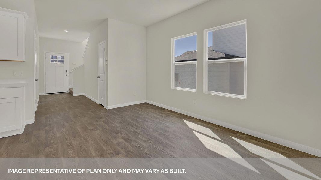 Spacious, unfurnished interior of a new home in Paramount, Kyle (Image 22).