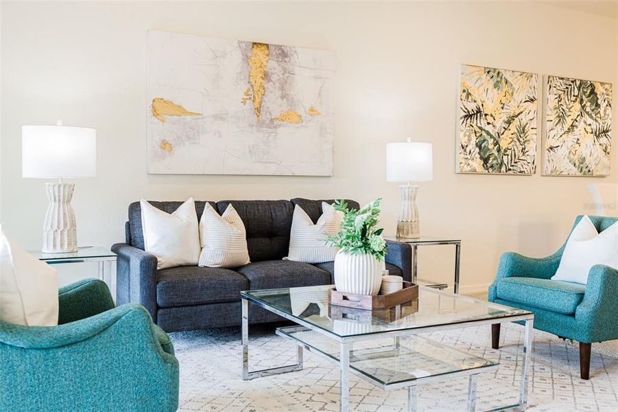 Furnished interior view inside a new home in , Winter Haven (Image 12).