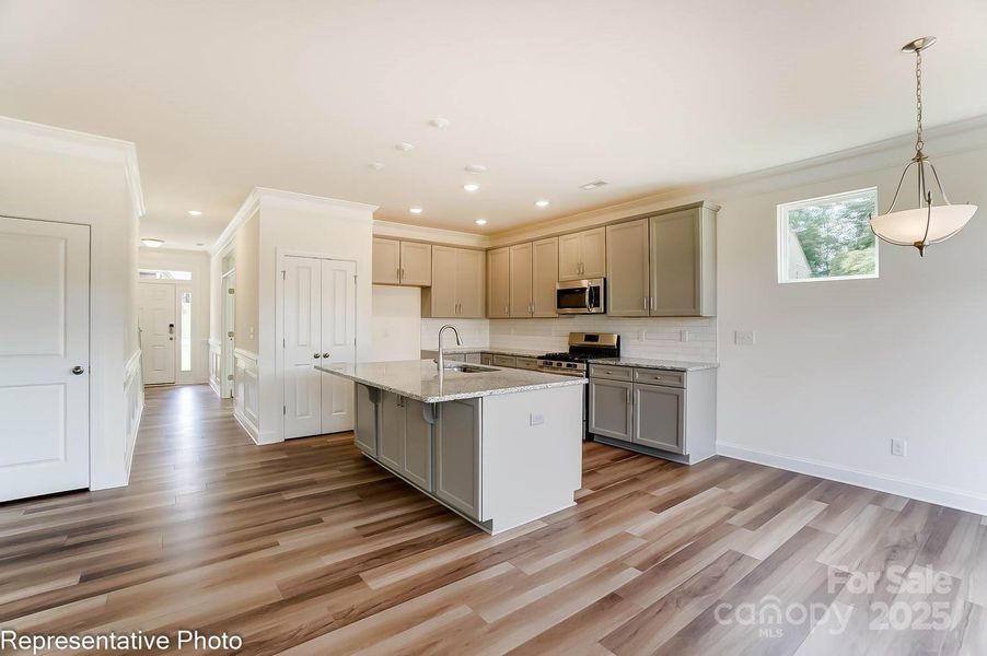 Furnished interior view inside a new home in Ashton Park, Monroe (Image 9).