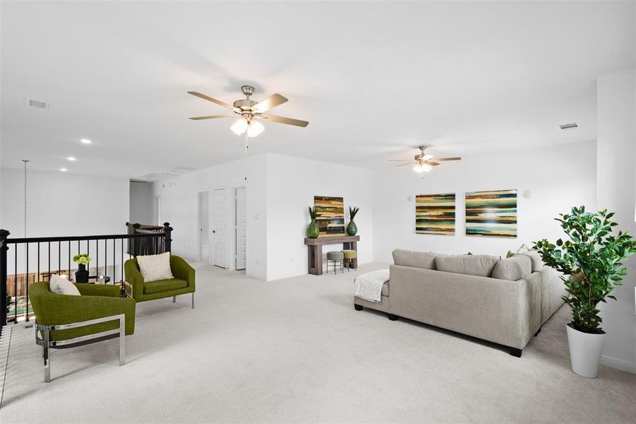 Furnished interior view inside a new home in Parker Place, Lewisville (Image 12).