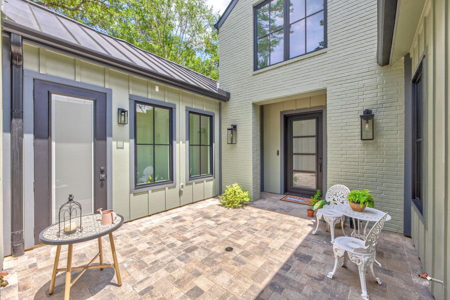Exterior details and patio area of a home in , Magnolia (Image 3).