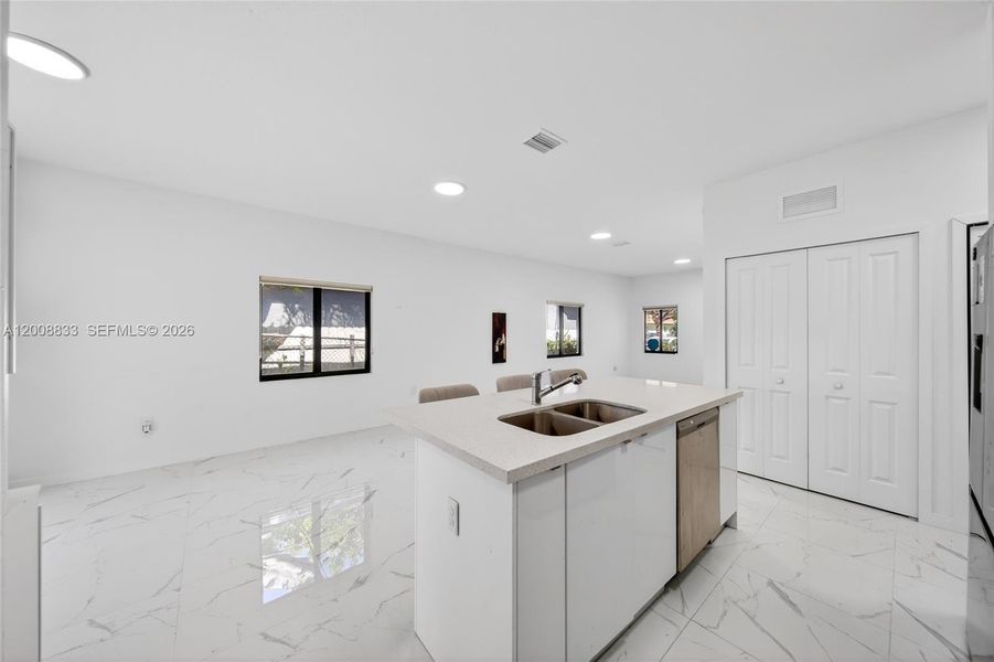 Furnished interior view inside a new home in , Miami (Image 17).