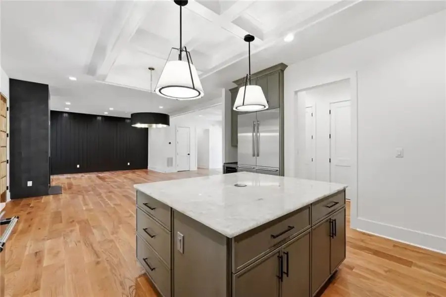 Furnished interior view inside a new home in , Atlanta (Image 36).