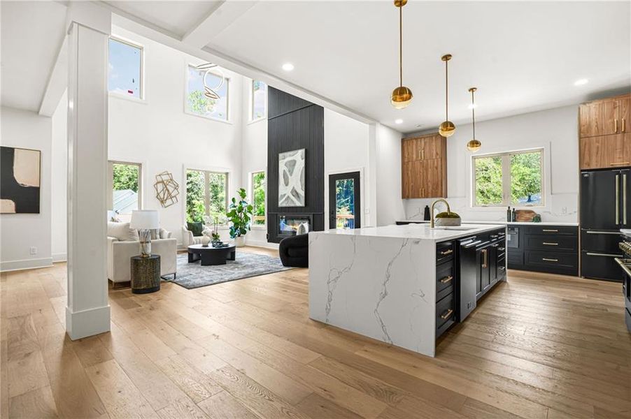 Furnished interior view inside a new home in , Atlanta (Image 18).