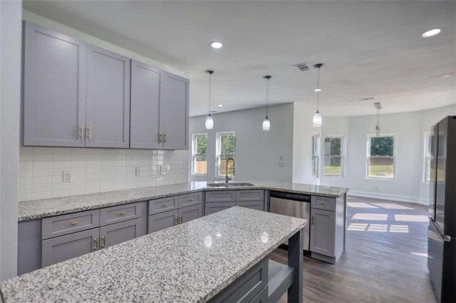 Furnished interior view inside a new home in , Covington (Image 5).
