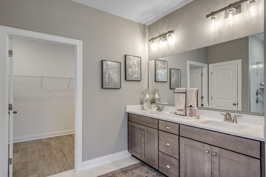 Furnished interior view inside a new home in The Oaks, Goose Creek (Image 28).