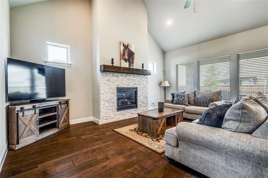 Furnished interior view inside a new home in , Flower Mound (Image 25).