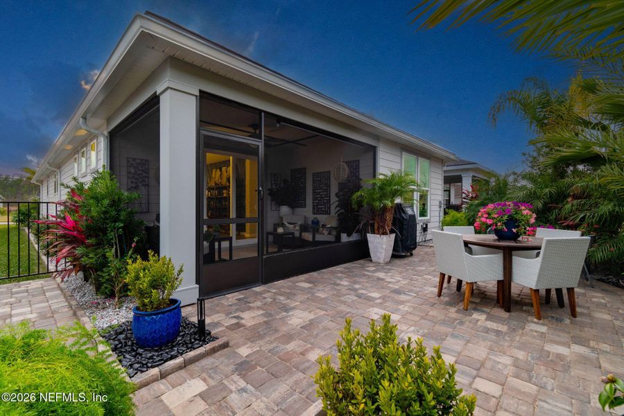 Exterior details and patio area of a home in , St. Augustine (Image 40).