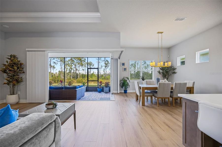 Furnished interior view inside a new home in Del Webb Sunbridge, St. Cloud (Image 23).