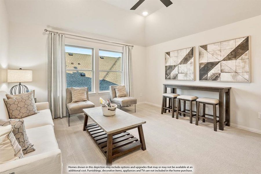 Furnished interior view inside a new home in West Crossing, Anna (Image 26).