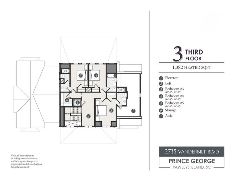 2D floor plan layout of this home in , Pawleys Island, SC (Image 4).