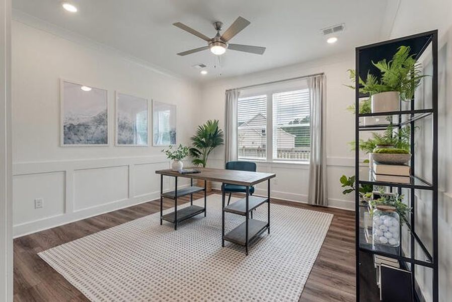 Furnished interior view inside a new home in , Huger (Image 10).