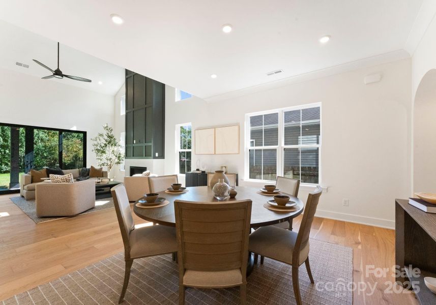 Furnished interior view inside a new home in , Charlotte (Image 13). Furnished interior view inside a new home in , Charlotte (Image 13).