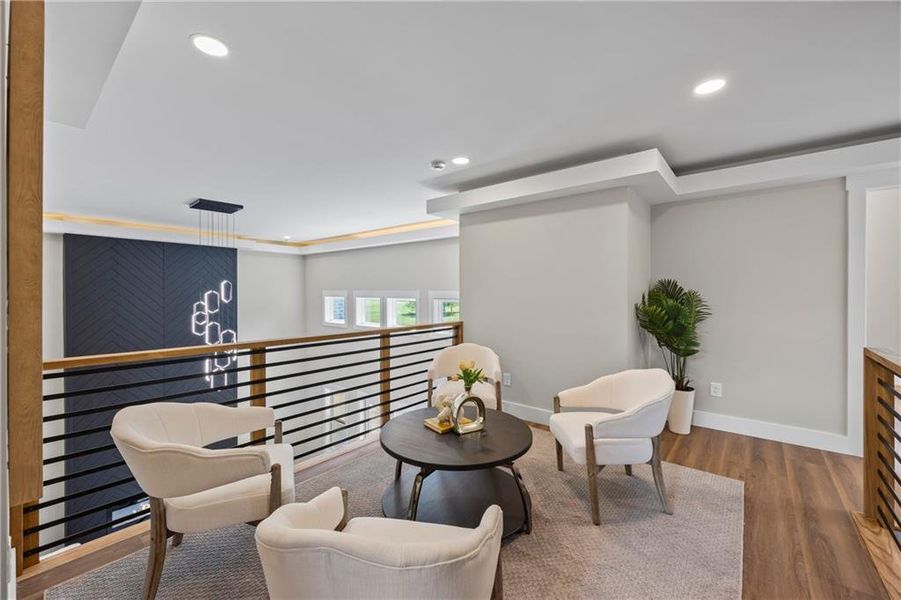 Furnished interior view inside a new home in , Athens (Image 45).