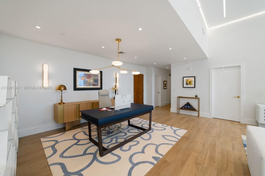 Furnished interior view inside a new home in , Miami (Image 8).