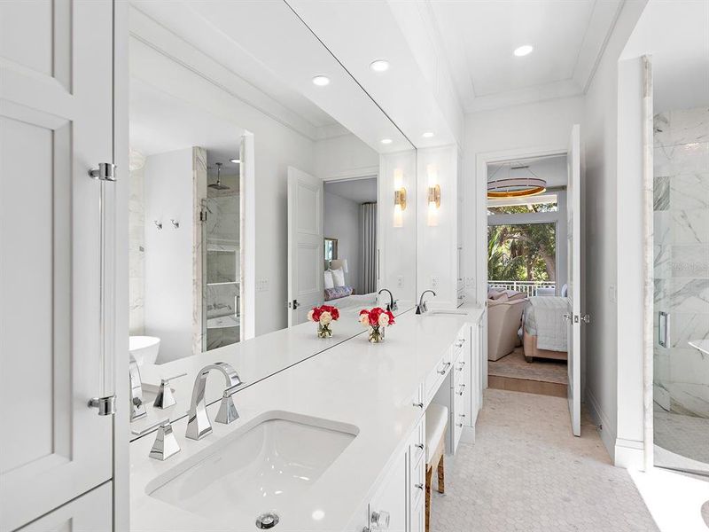 Furnished interior view inside a new home in , Sarasota (Image 16).