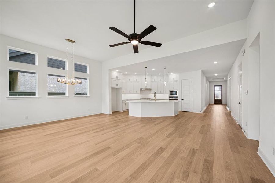 Furnished interior view inside a new home in Pecan Square - Gardens, Northlake (Image 5).