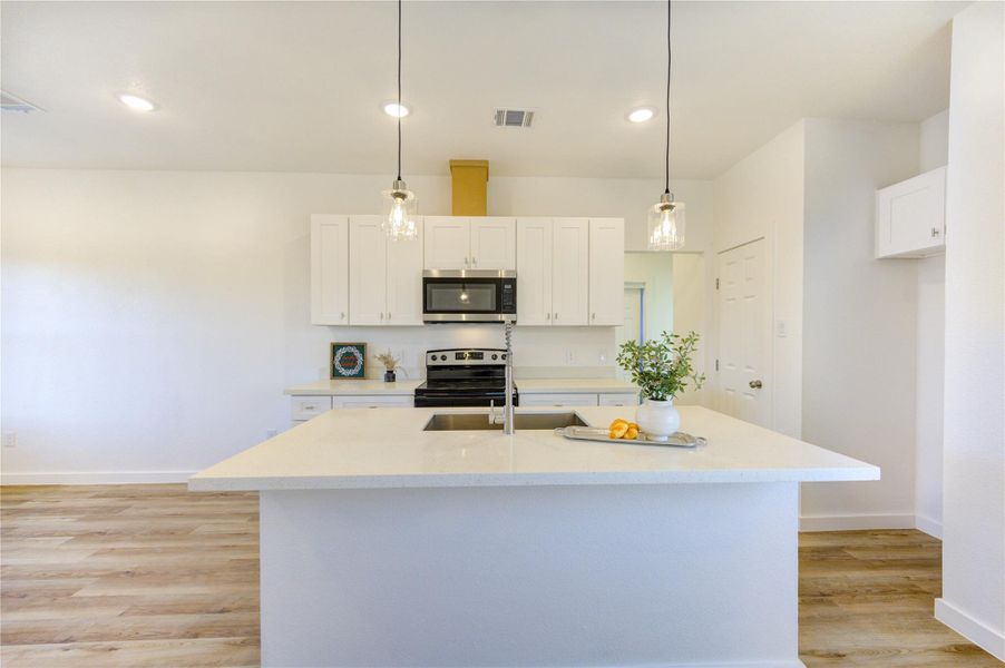 Furnished interior view inside a new home in , Cleveland (Image 7).