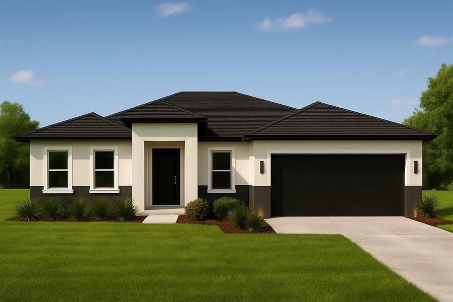 Front exterior of a new home in , North Port, FL, highlighting curb appeal (Image 1).