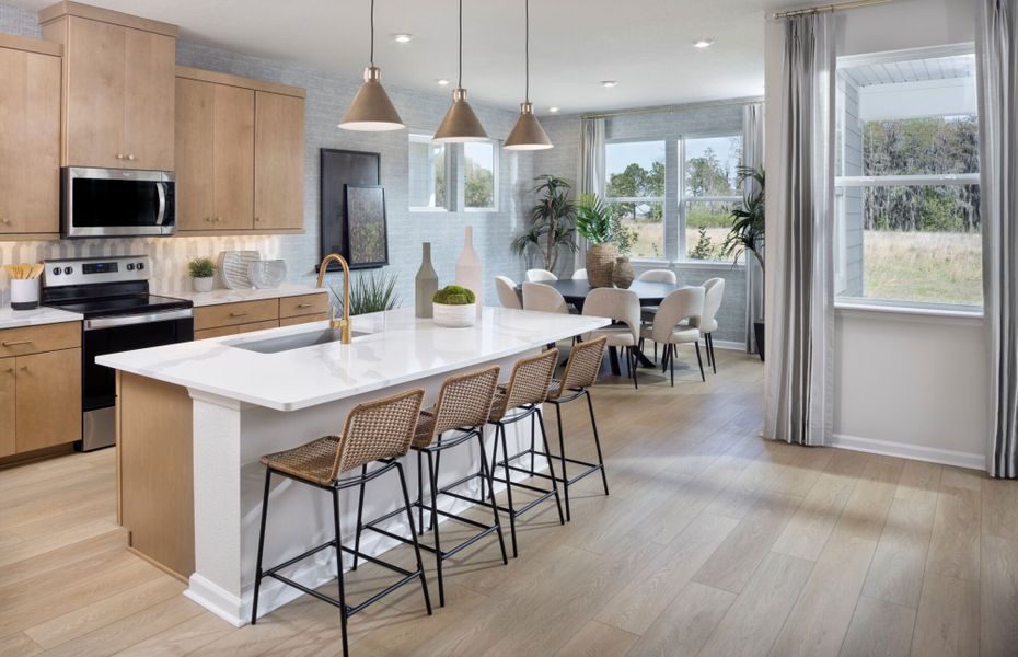 Representative furnished interior of a home built from the Saratoga by Mattamy Homes in Lakes at Bella Lago, Green Cove Springs (Image 7).