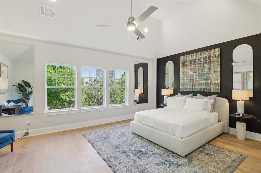 Image of model home with similar floorplan.