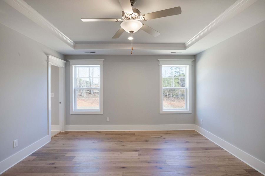 Representative unfurnished interior of a home built from the Austin by Caviness & Cates Communities in Bartlett Manor, Youngsville (Image 148).