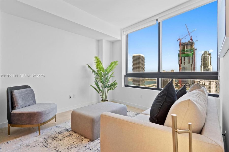 Furnished interior view inside a new home in , Miami (Image 13).