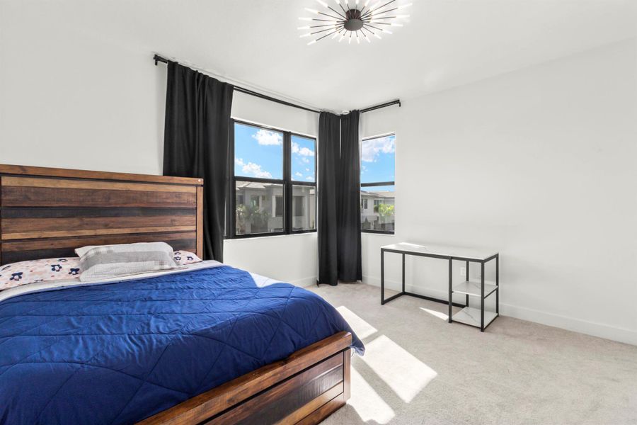 Furnished interior view inside a new home in , Boca Raton (Image 56). Furnished interior view inside a new home in , Boca Raton (Image 56).