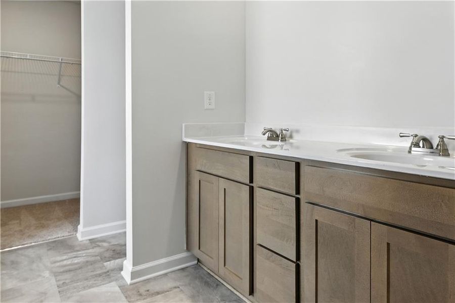 Furnished interior view inside a new home in The Reserve at Willow Oaks, Canton (Image 1).