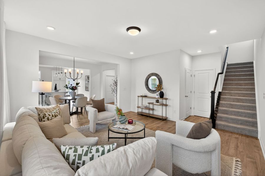Furnished interior view inside a new home in Edgewater - Cottage Greens, Lancaster (Image 12).
