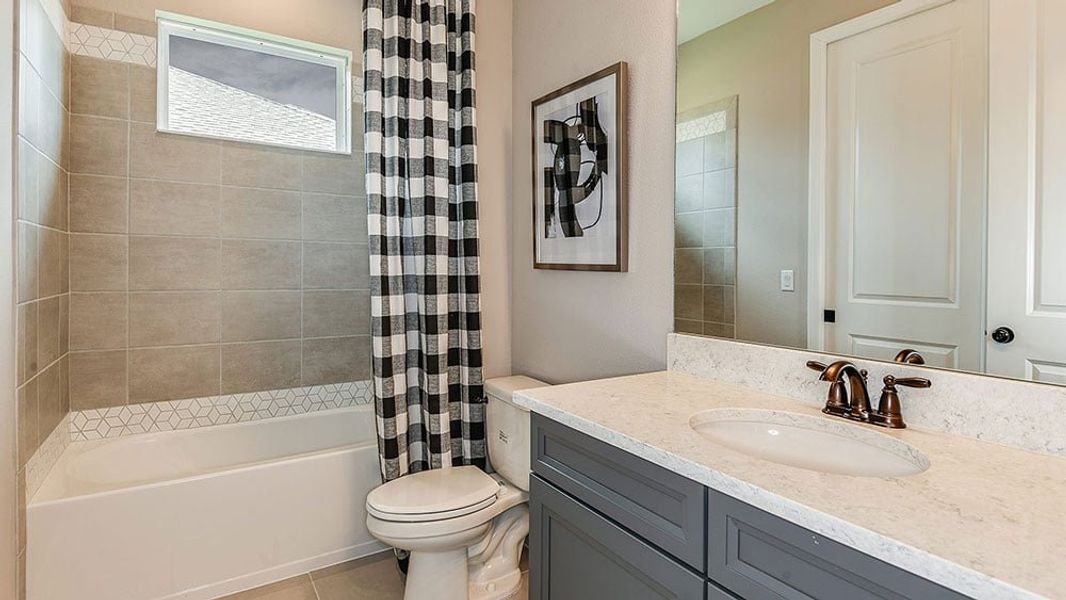 Furnished interior view inside a new home in Center Lake Ranch Community Group Page, St. Cloud (Image 19).