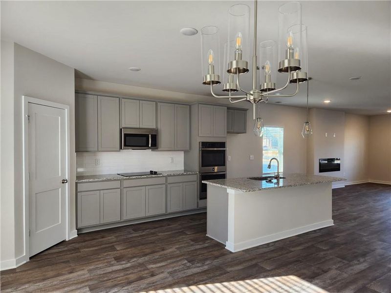 Furnished interior view inside a new home in Southern Hills, McDonough (Image 4). Furnished interior view inside a new home in Southern Hills, McDonough (Image 4).