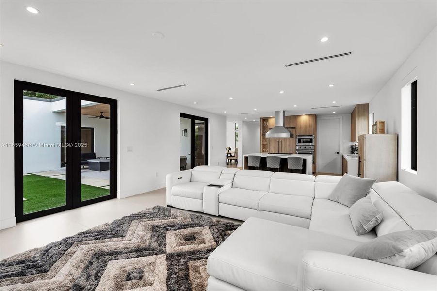 Furnished interior view inside a new home in , Miami (Image 36).