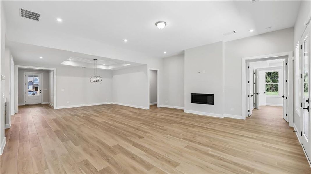 Spacious, unfurnished interior of a new home in Cresswind Georgia at Twin Lakes, Hoschton (Image 26).