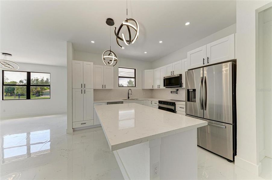 Furnished interior view inside a new home in , Punta Gorda (Image 12).