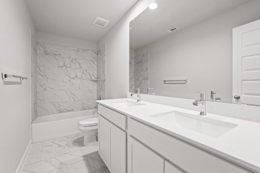 Furnished interior view inside a new home in Morton Creek Ranch, Katy (Image 6). Furnished interior view inside a new home in Morton Creek Ranch, Katy (Image 6).