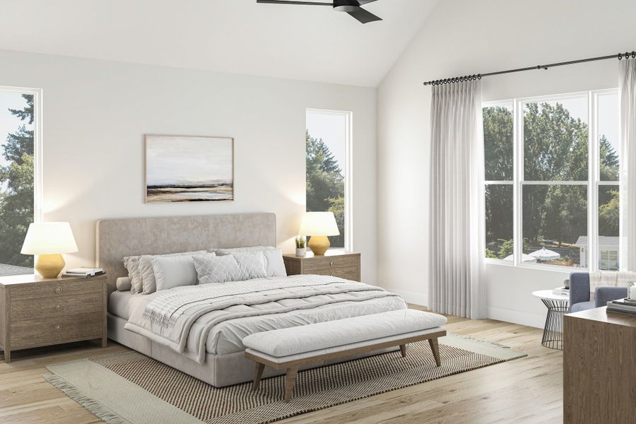 Furnished interior view inside a new home in , Houston (Image 5).