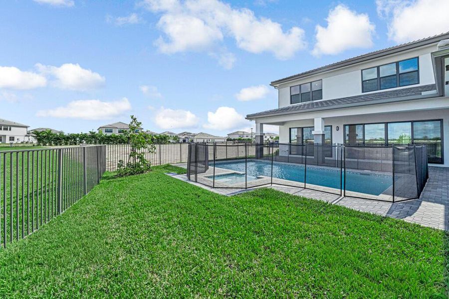 Furnished interior view inside a new home in Apex at Avenir, Palm Beach Gardens (Image 15). Furnished interior view inside a new home in Apex at Avenir, Palm Beach Gardens (Image 15).