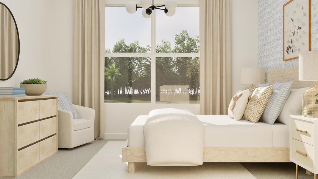 Furnished interior view inside a new home in Lotis Wellington: The Promenade Collection, Wellington (Image 14). Furnished interior view inside a new home in Lotis Wellington: The Promenade Collection, Wellington (Image 14).