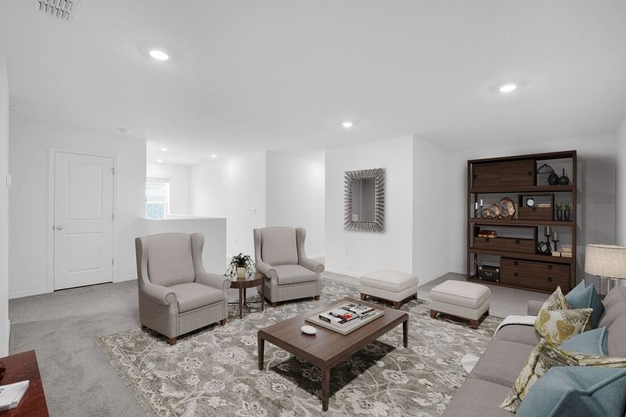 Representative furnished interior of a home built from the Sherwood by Taylor Morrison in Palm Wind, Hudson (Image 10). Representative furnished interior of a home built from the Sherwood by Taylor Morrison in Palm Wind, Hudson (Image 10).