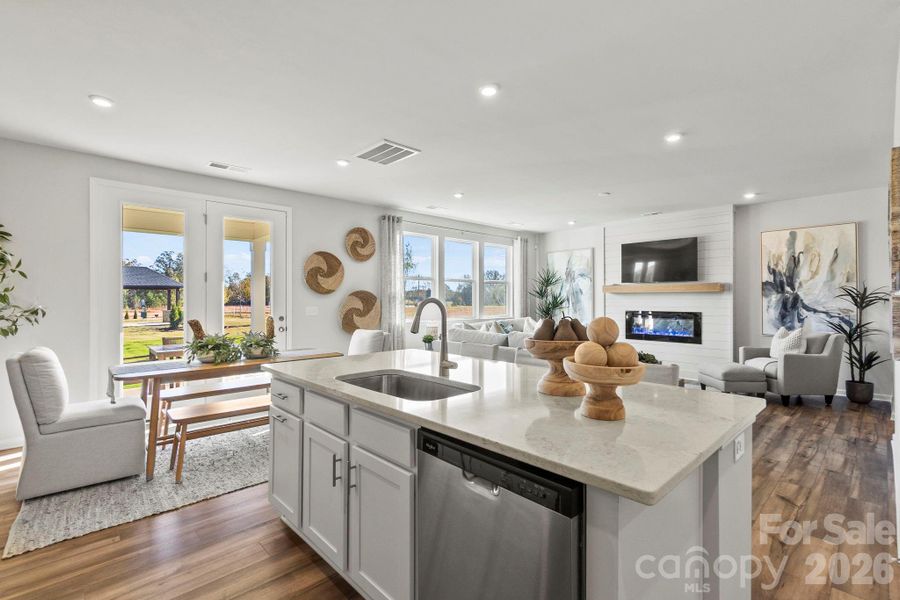Furnished interior view inside a new home in The Meadows at Asbury Ridge, York (Image 13). Furnished interior view inside a new home in The Meadows at Asbury Ridge, York (Image 13).